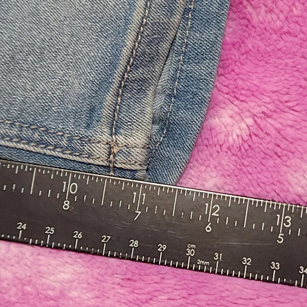 BQB Denim Shorts Women's Size 11 Blue Jean‎ Shorts 11 Inch Inseam Stretch